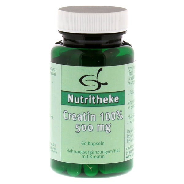 Creatin 100% 500 mg Kapseln 60 St