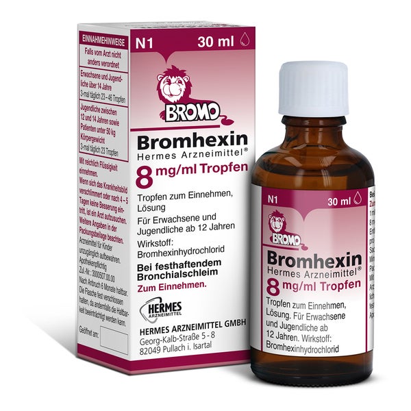 Bromhexin Hermes Arzneimittel 8mg/ml 30 ml