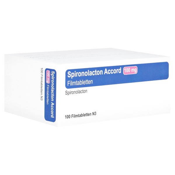 SPIRONOLACTON Accord 100 mg Filmtabletten 100 St