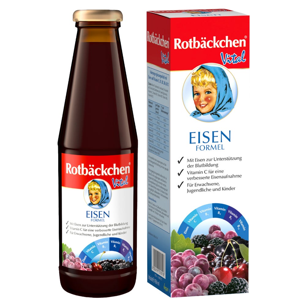 Rabenhorst Rotbäckchen Vital Eisen Formel Saft