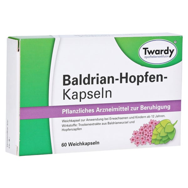 Baldrian Hopfen Kapseln Twardy 60 St