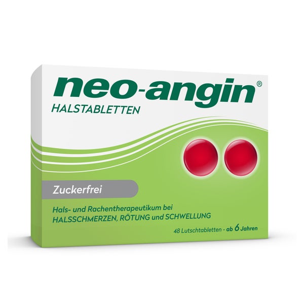 neo-angin Halstabletten zuckerfrei 48 St