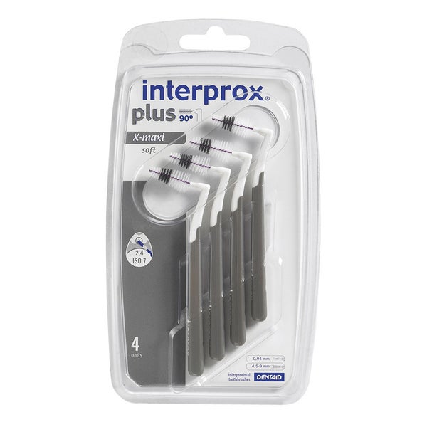 interprox plus X-maxi soft grau Interdentalbürste 4 St