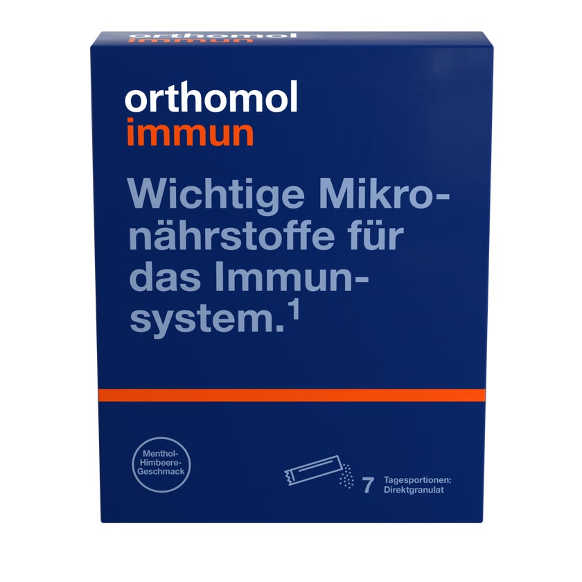 Orthomol Immun Direktgranulat Menthol-Himbeere 7 St
