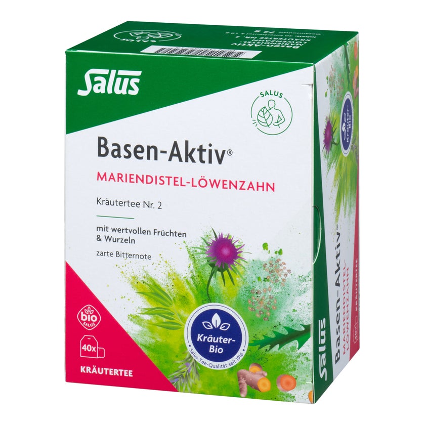 Basen-Aktiv Kräutertee Mariendistel-Löwenzahn 40 St