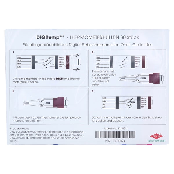 Thermometer Hüllen Digital ohne Gleitmit 30 St günstig kaufen