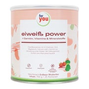 Produktabbildung: for you eHealth Eiweiß Power Erdbeer-Rhabarber 750 g