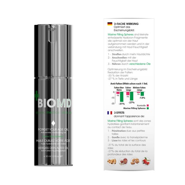 BIOMD Vergiss dein Alter Anti-Aging Öl 30 ml