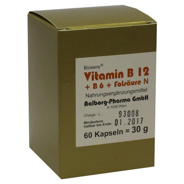 Vitamin B12+b6+folsäure Komplex N Kapsel 60 St