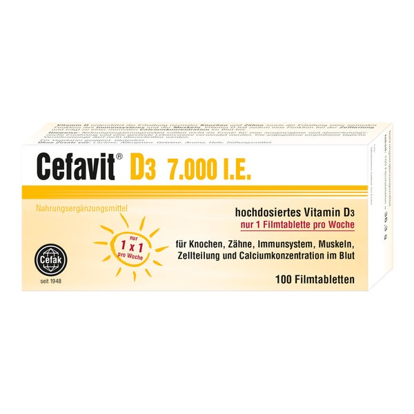 Cefavit D3 7.000 I.E. Filmtabletten 100 St