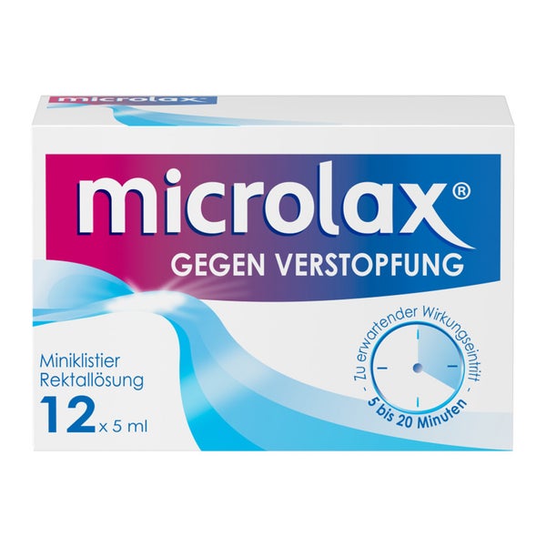 Microlax Rektallösung, Abführmittel gegen Verstopfung 12X5 ml