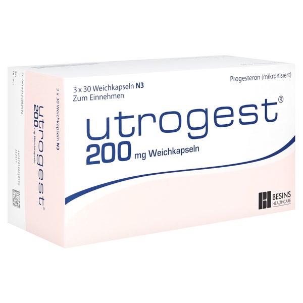 Utrogest 200 mg Weichkapseln 90 St