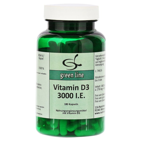 Vitamin D3 3.000 I.E. Kapseln 180 St