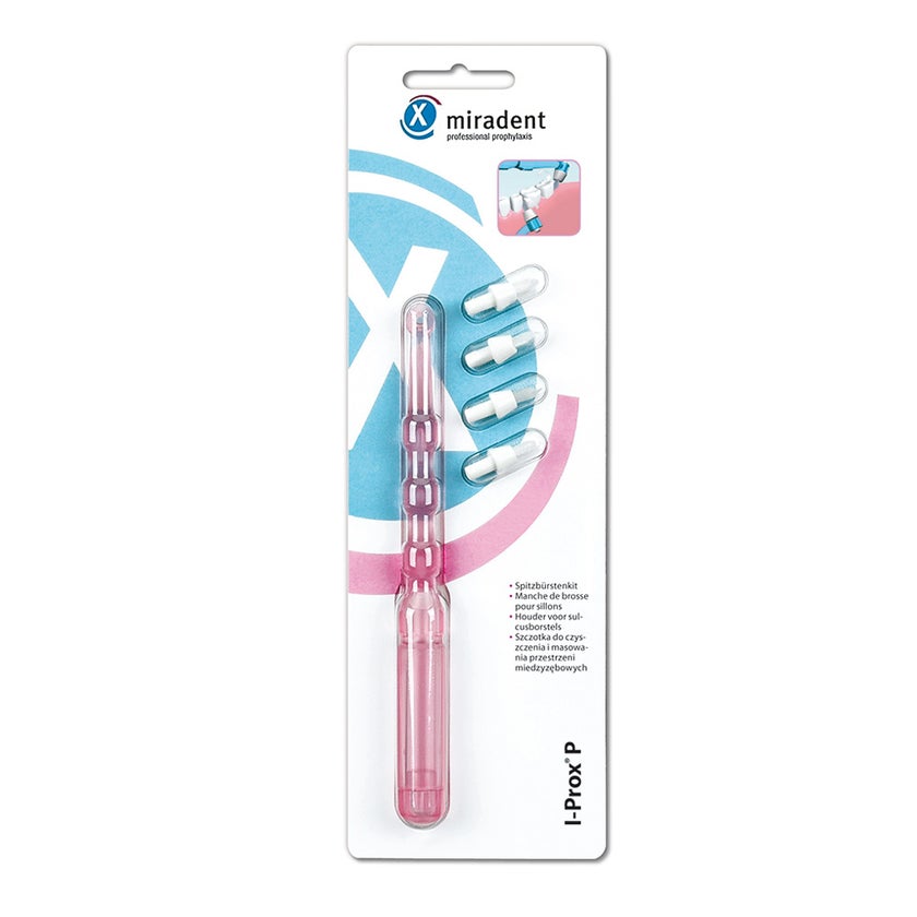 Miradent Spitzbürsten-kit I-Prox P pink transaprent 1 St
