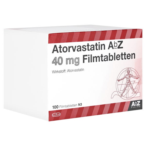 Atorvastatin AbZ 40 mg Filmtabletten 100 St