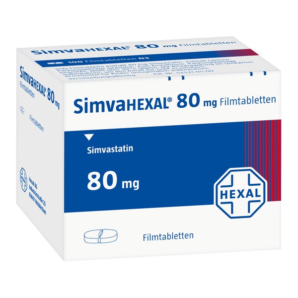 Simvahexal 80 mg Filmtabletten 100 St