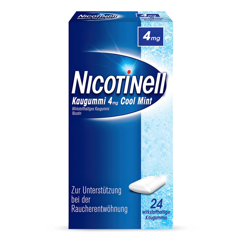 NICOTINELL Kaugummi 4 mg Cool Mint 24 St