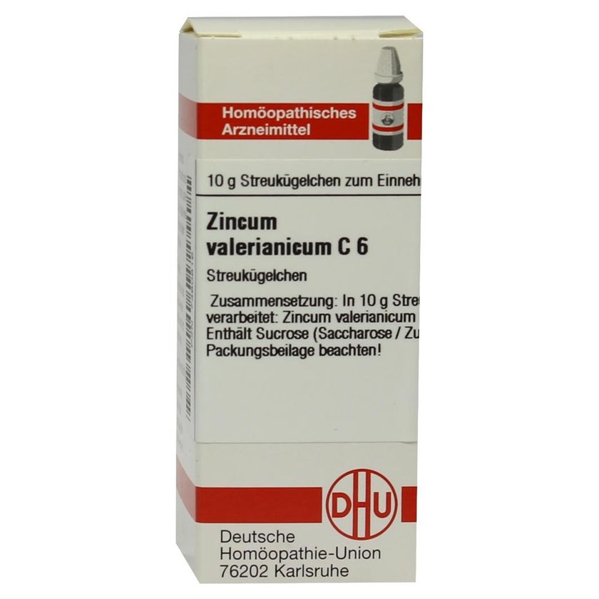 Zincum Valerianicum C 6 Globuli 10 g