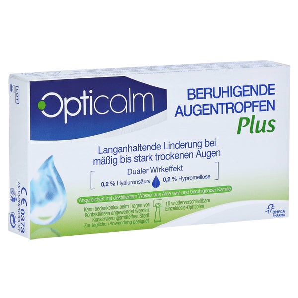 Opticalm Beruhigende Augentropfen Plus i 10X0,5 ml