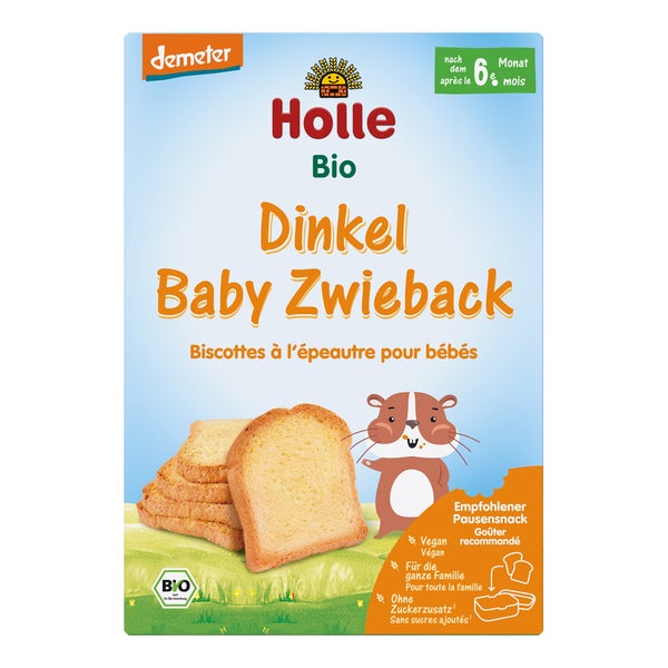 Holle Bio Baby Dinkel Zwieback 200 g