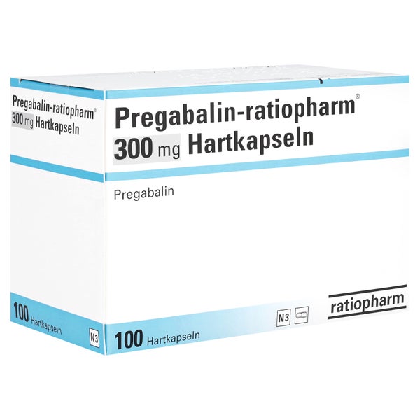 PREGABALIN-ratiopharm 300 mg Hartkapseln 100 St