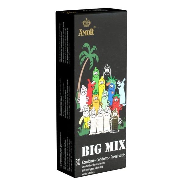Big Mix Kondome 30er Set – bunt & abwechslungsreich (30 Kondome) 30 St