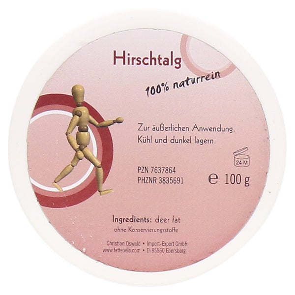 Hirschtalg 100% Naturrein 100 g