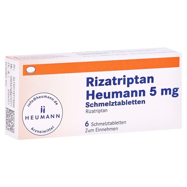 RIZATRIPTAN Heumann 5 mg Schmelztabletten 6 St