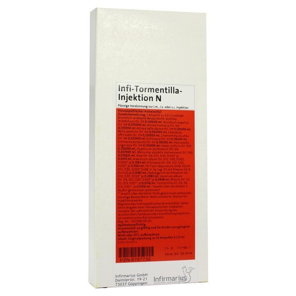 INFI Tormentilla Injektion N 10X5 ml