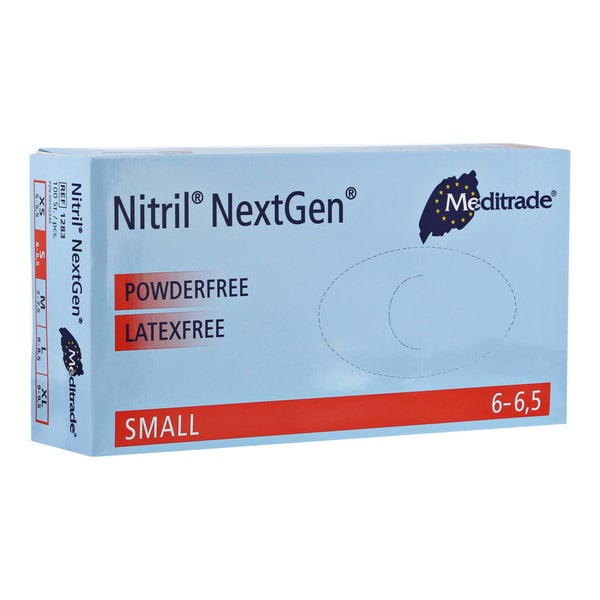 Nitril Einmal Handschuhe puderfrei klein 100 St