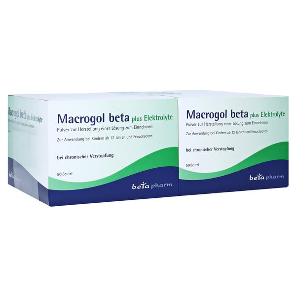 Macrogol beta plus Elektrolyte Pulver 100 St