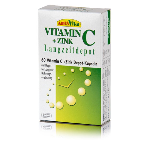 Vitamin C+zink Depot Kapseln 60 St