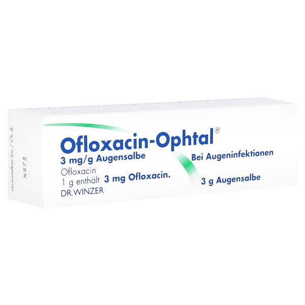Ofloxacin-ophtal 3 mg/g Augensalbe 3 g
