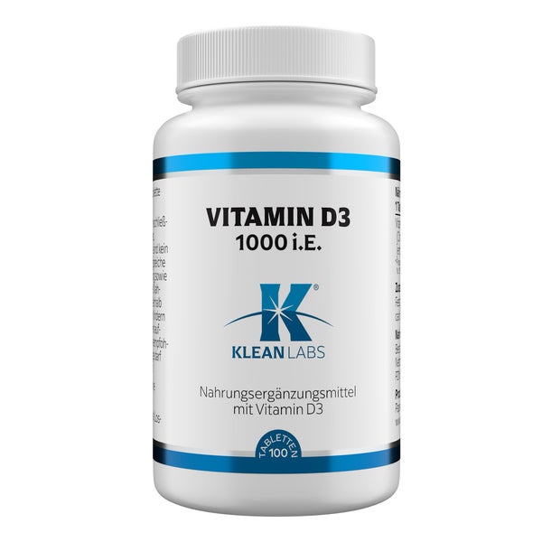 Klean Labs Vitamin D 1000 i.E. 100 St