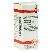 Produktabbildung: Argentum Nitricum D 10 Globuli 10 g