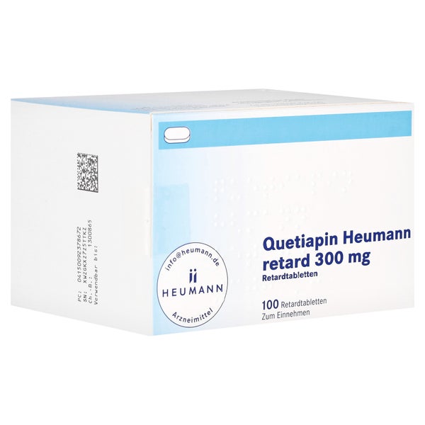 QUETIAPIN Heumann retard 300 mg Retardtabletten 100 St