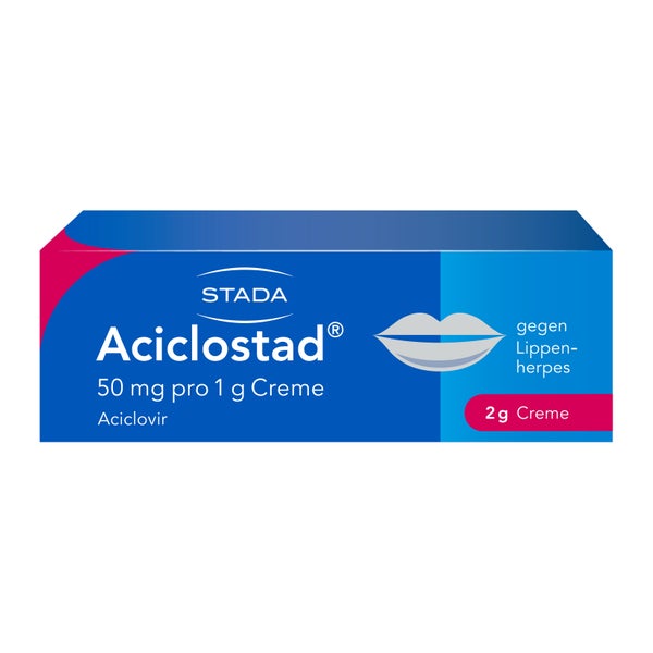 Aciclostad Creme gegen Lippenherpes 2 g