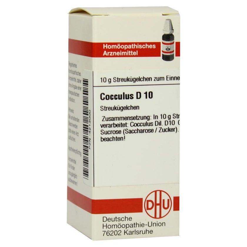 Cocculus D 10 Globuli 10 g