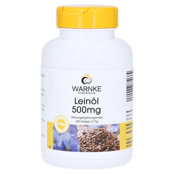 Leinöl 500 mg Kapseln 250 St