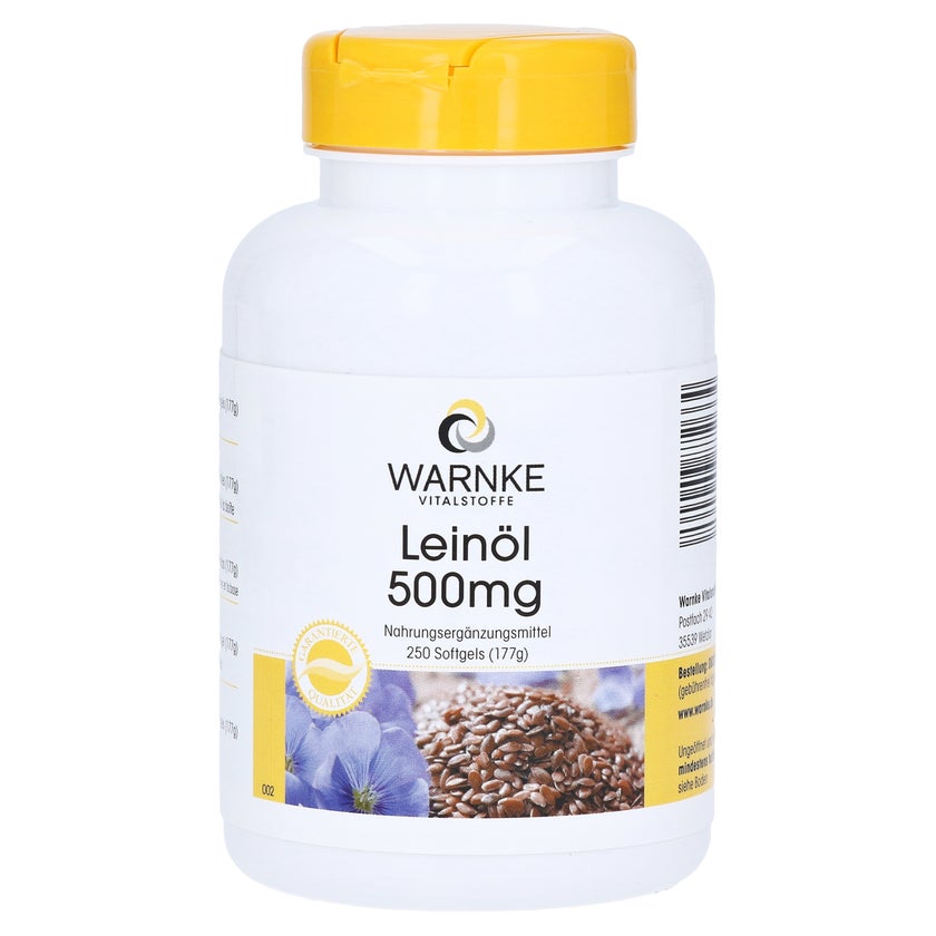 Leinöl 500 mg Kapseln 250 St