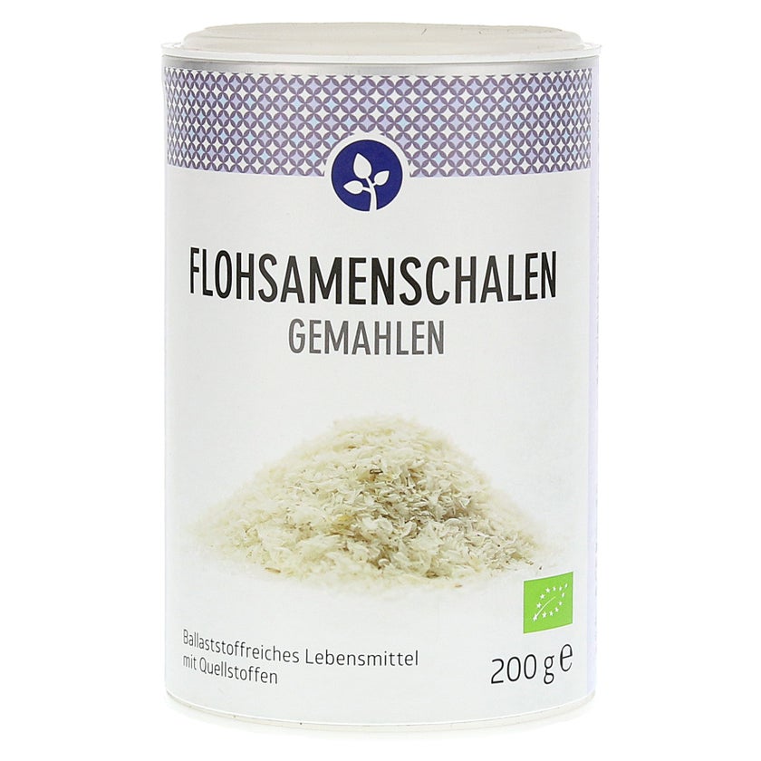Flohsamenschalen Gemahlen Bio Pulver 200 g