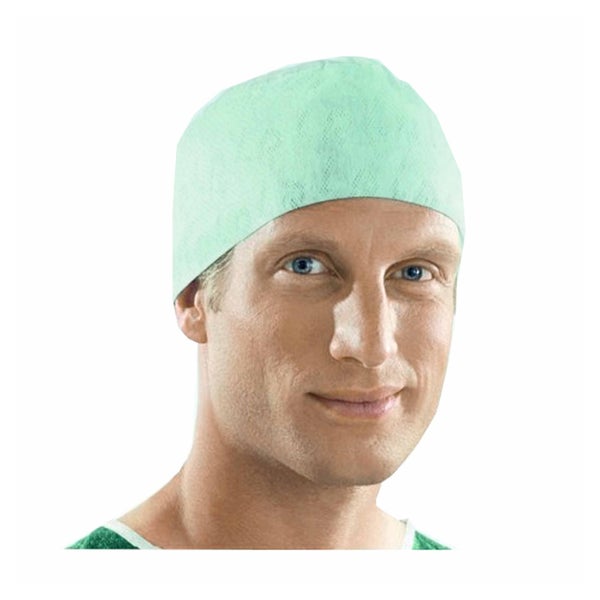 Lohmann & Rauscher Sentinex Flex Chirurgenhaube, grün, für längere Tragedauer 100 St