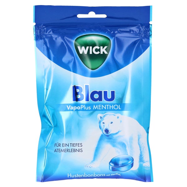 WICK BLAU Menthol Bonbons m.Zucker Beute 72 g