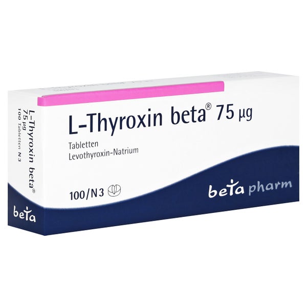 L-thyroxin beta 75 µg Tabletten 100 St