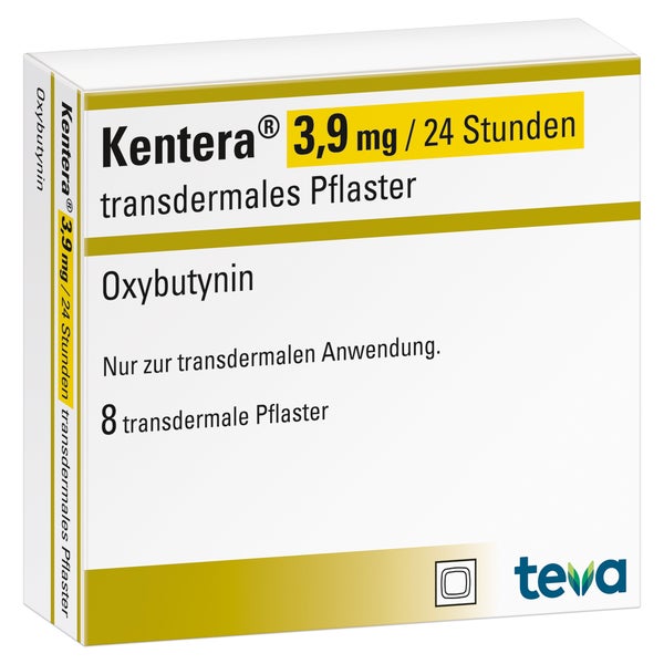 KENTERA 3,9 mg/24 Stunden transdermale Pflaster 8 St