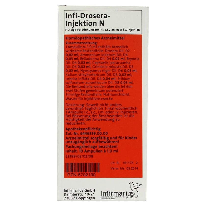INFI Drosera Injektion N 10X1 ml
