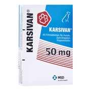 Produktabbildung: Karsivan 50 mg Filmtabletten Hunde 60 St