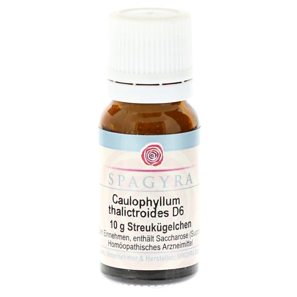 Caulophyllum Thalictroides D 6 Globuli 10 g