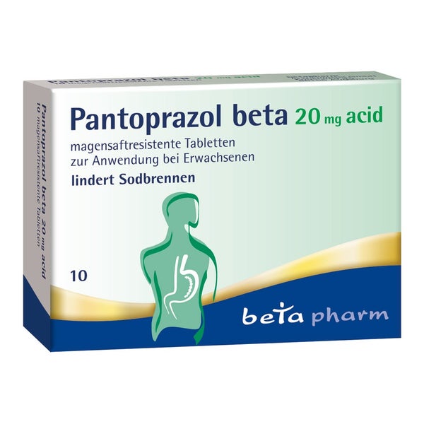 Pantoprazol beta 20 mg acid 10 St
