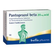 Produktabbildung: Pantoprazol beta 20 mg acid 10 St